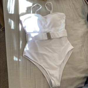 White swimsuit